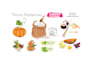 draw food, drinks and any illustrations a cooking theme